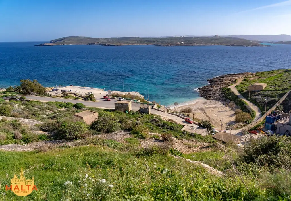 Dahlet Qorrot Bay on the outskirts of Qala, Gozo.
