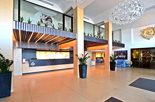 Reception at the Qawra Palace Hotel.