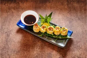Dumplings at Amami.