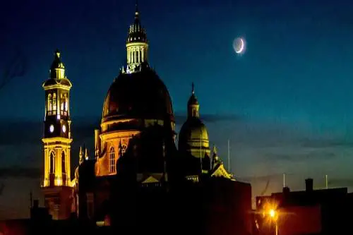 A spectacular night view of the Mdina skyline.