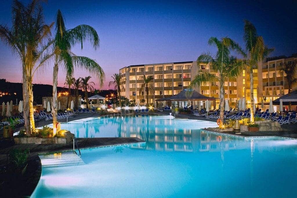 One of the pools at the DB Seabank Resort and Spa.