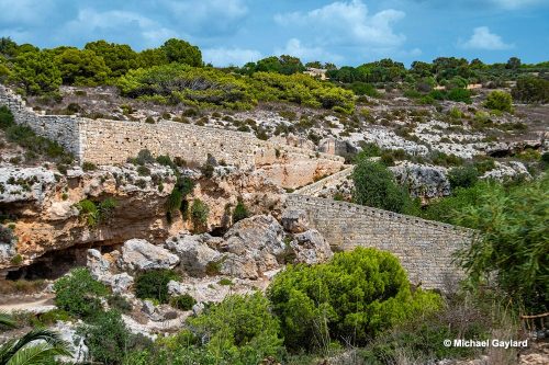 The Victoria Lines in Malta. © Michael Gaylard.
